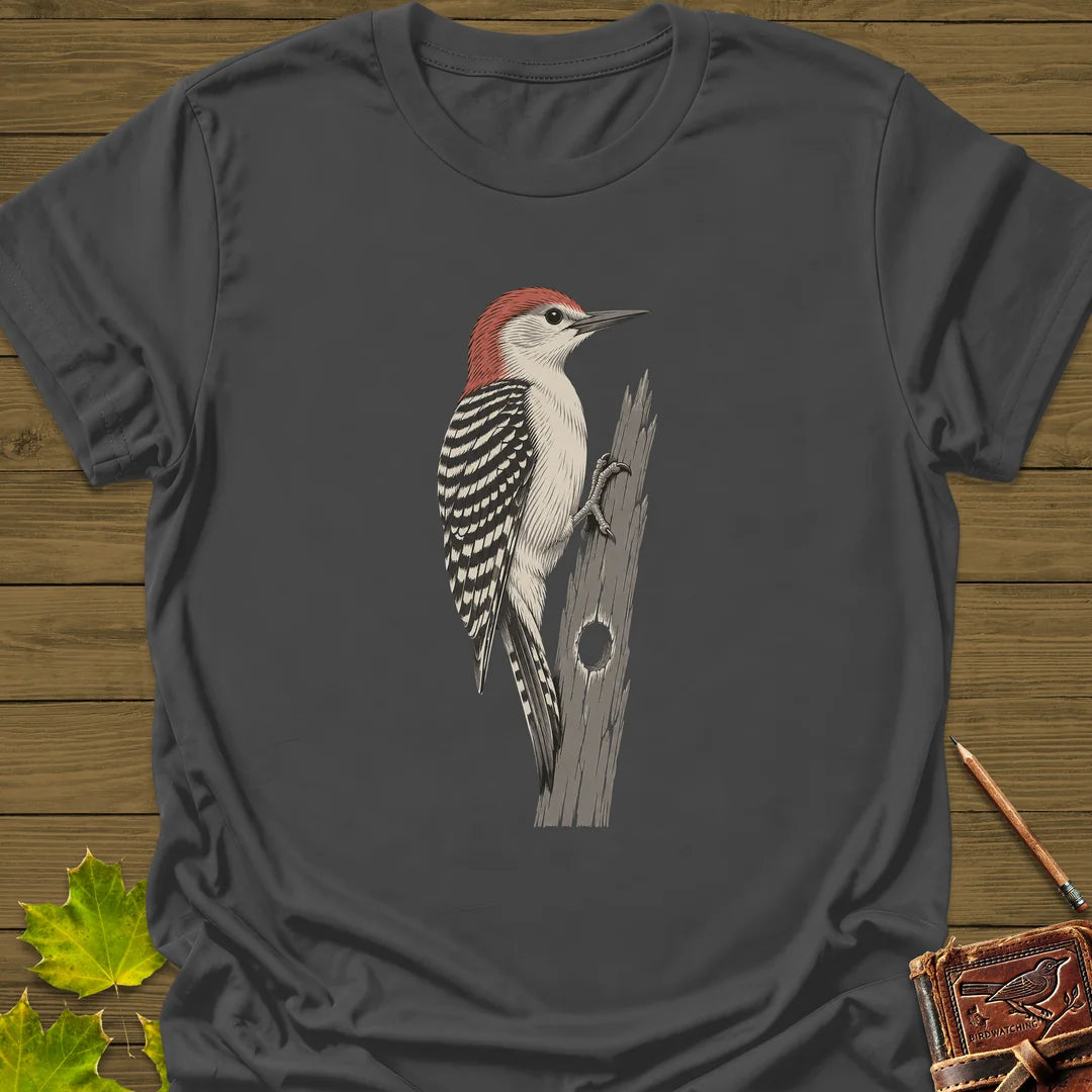 Knock Knock T-Shirt in Charcoal