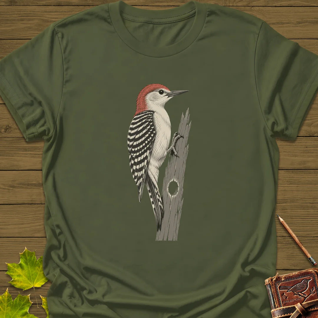 Knock Knock T-Shirt in Military Green