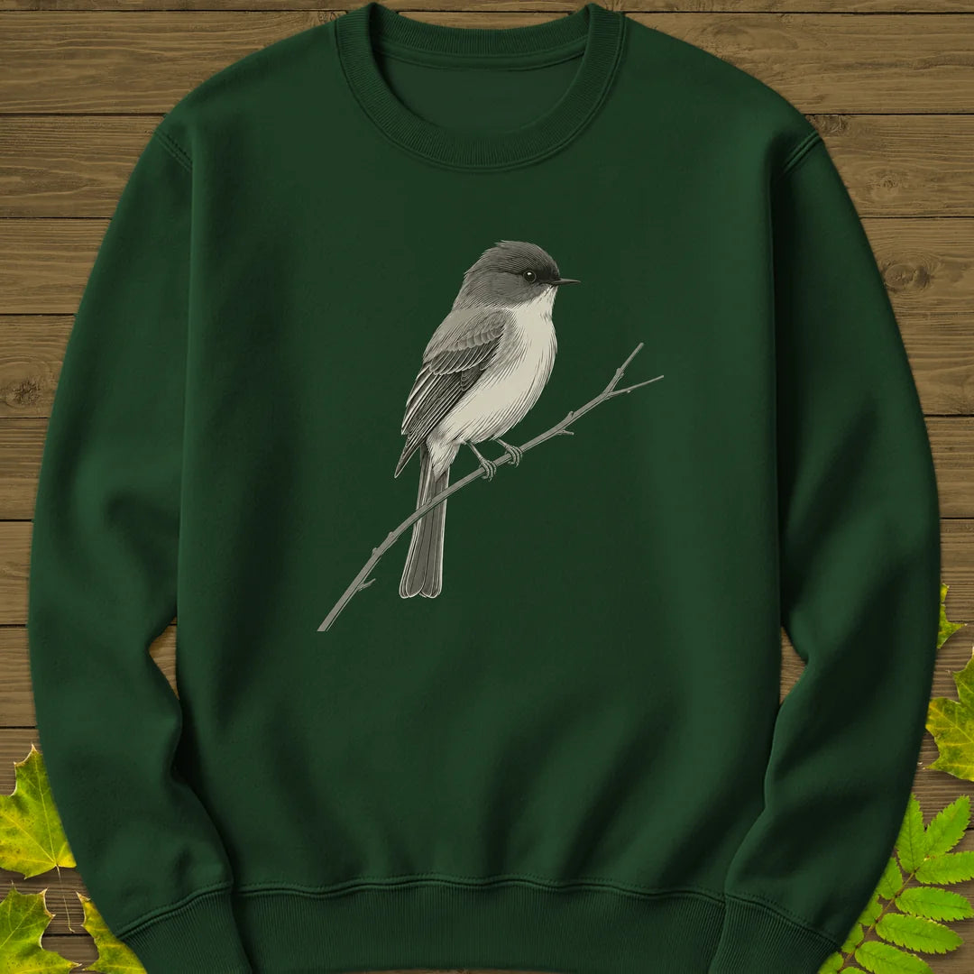 Quiet Phoebe Sweatshirt in Forest Green