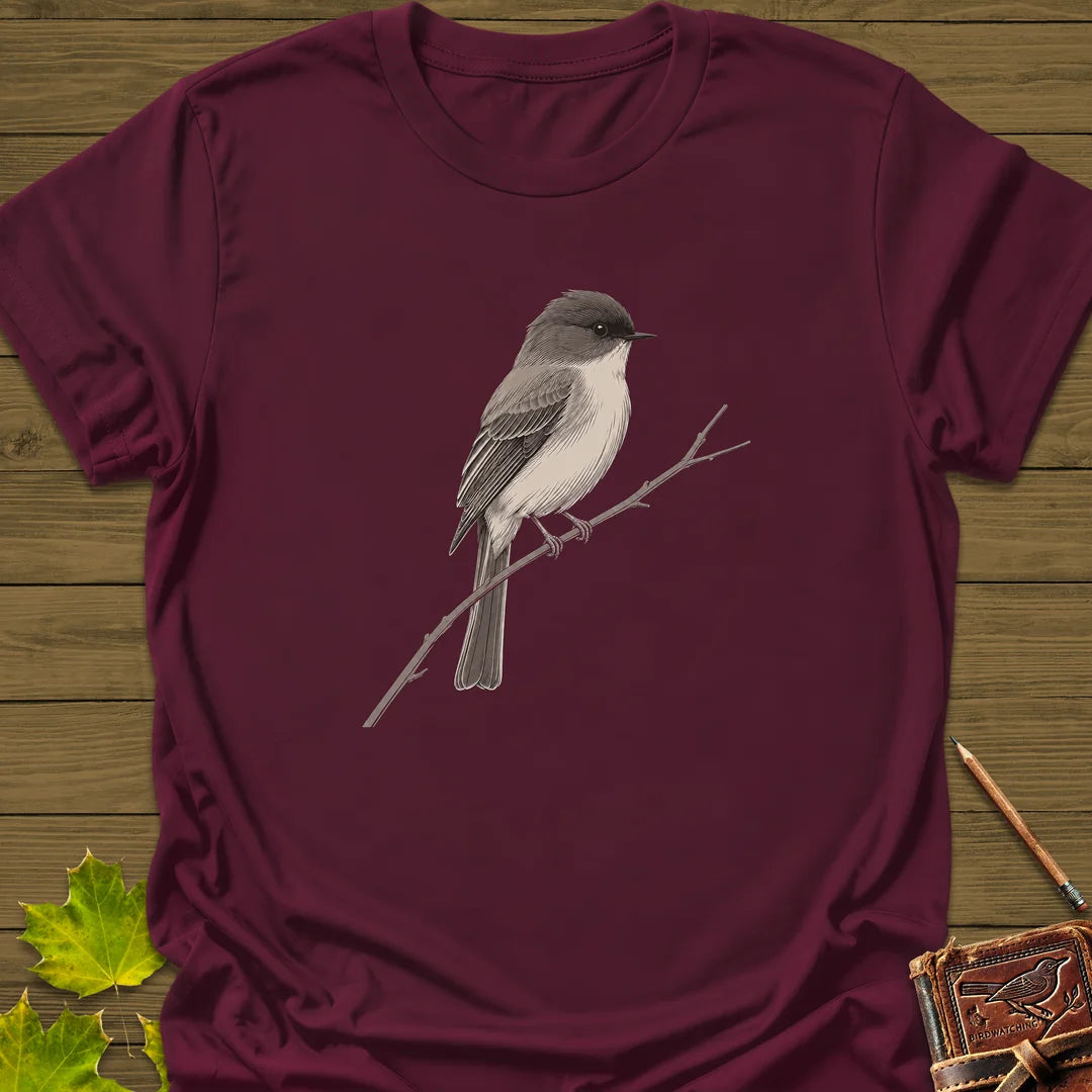 Quiet Phoebe T-Shirt in Maroon