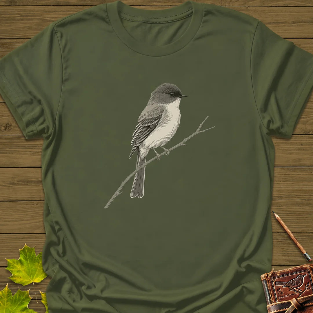 Quiet Phoebe T-Shirt in Military Green