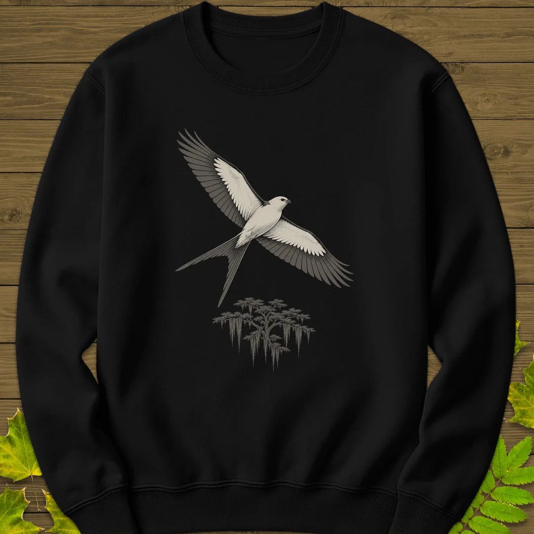Kite Over Cypress Sweatshirt in Black