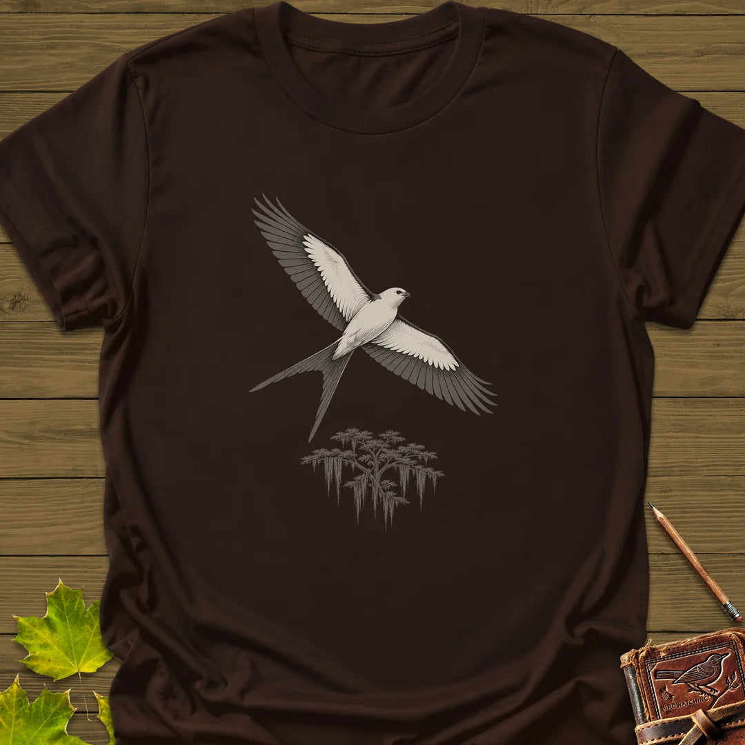 Kite Over Cypress T-Shirt in Dark Chocolate