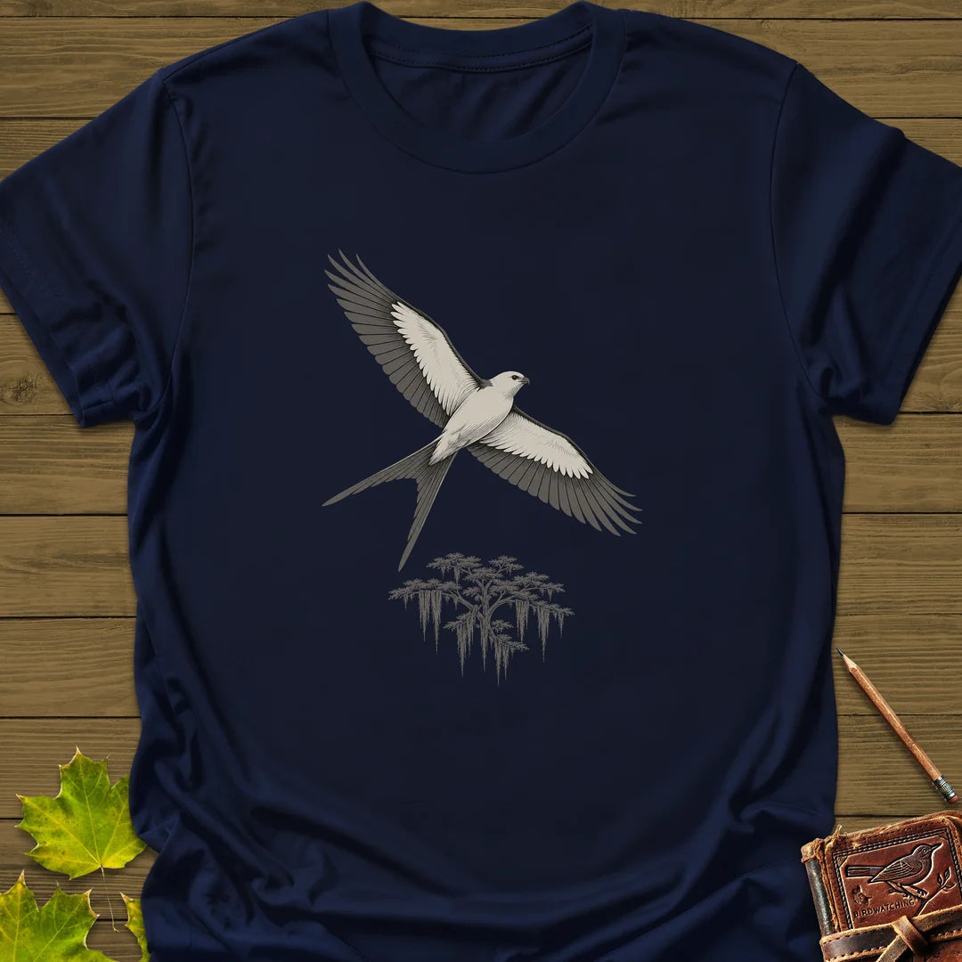 Kite Over Cypress T-Shirt in Navy