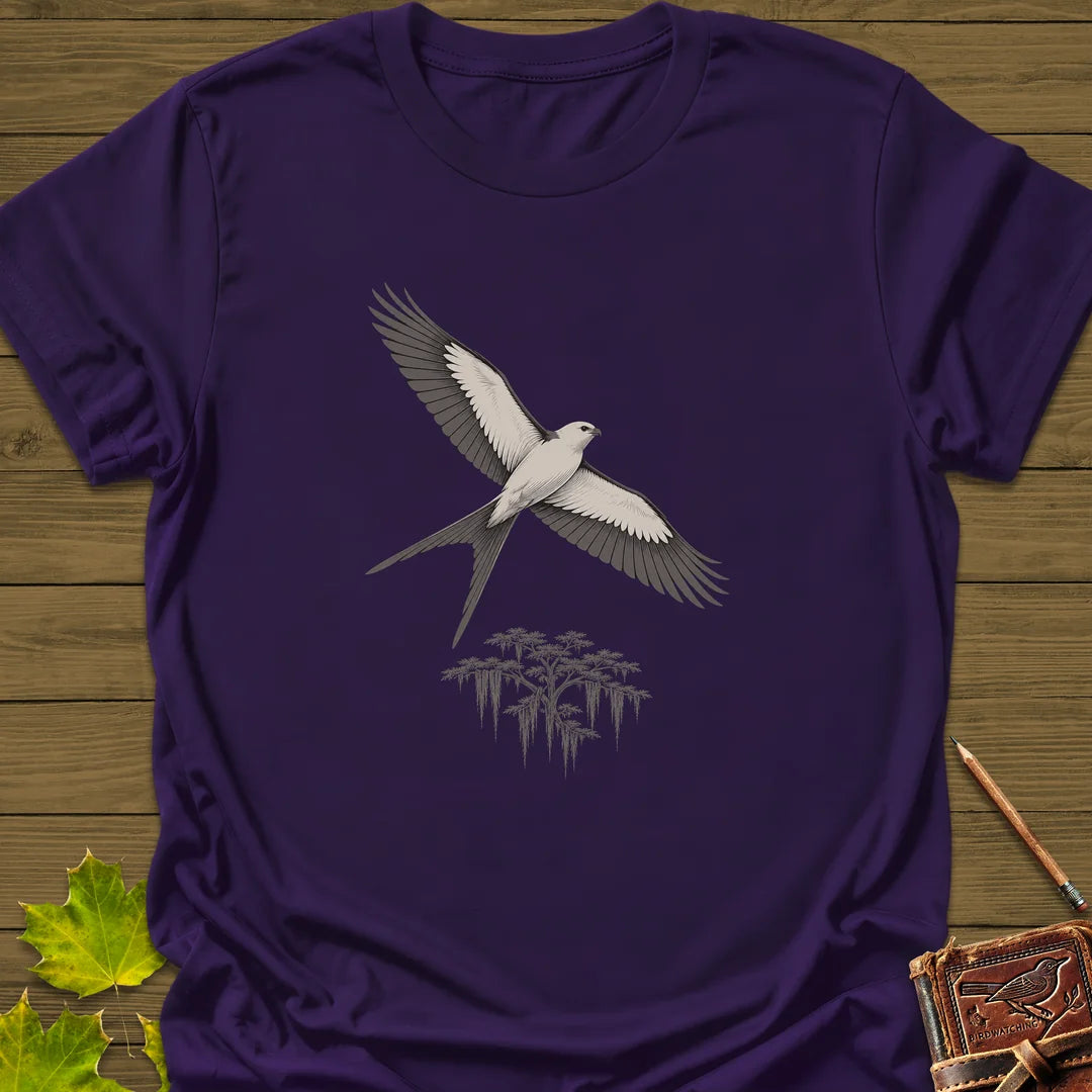 Kite Over Cypress T-Shirt in Purple