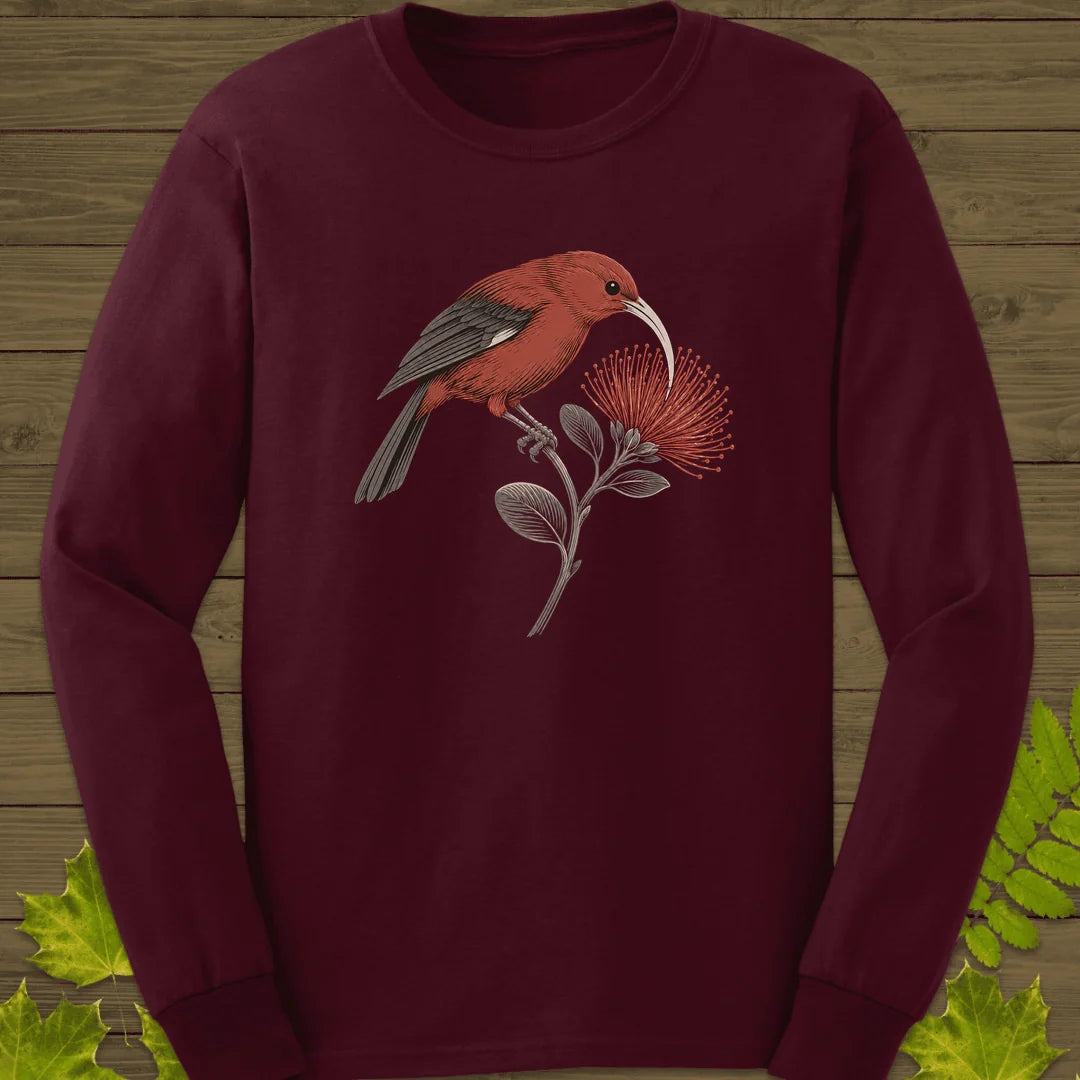Nectar Sipper Long Sleeve in Maroon