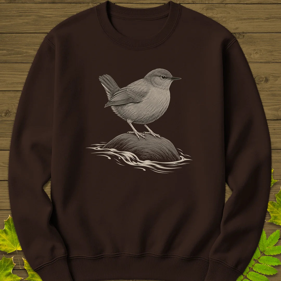 Stream Stone Sweatshirt in Dark Chocolate