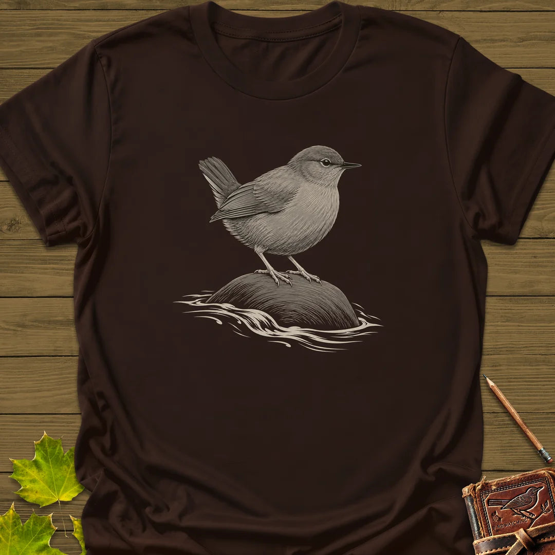 Stream Stone T-Shirt in Dark Chocolate