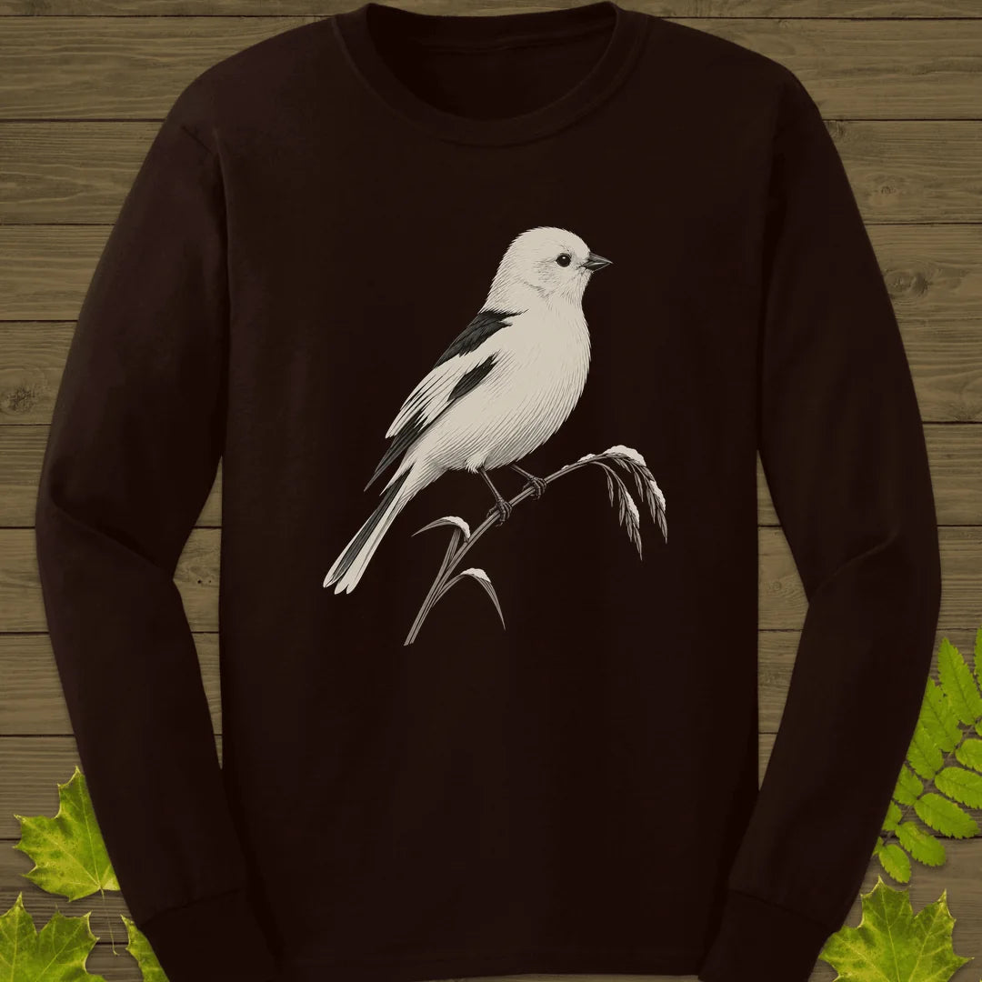 Snow Bunting Perch Long Sleeve in Dark Chocolate
