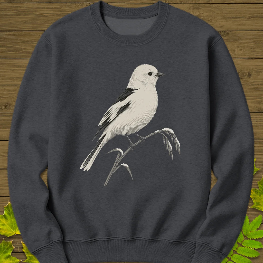 Snow Bunting Perch Sweatshirt in Dark Heather