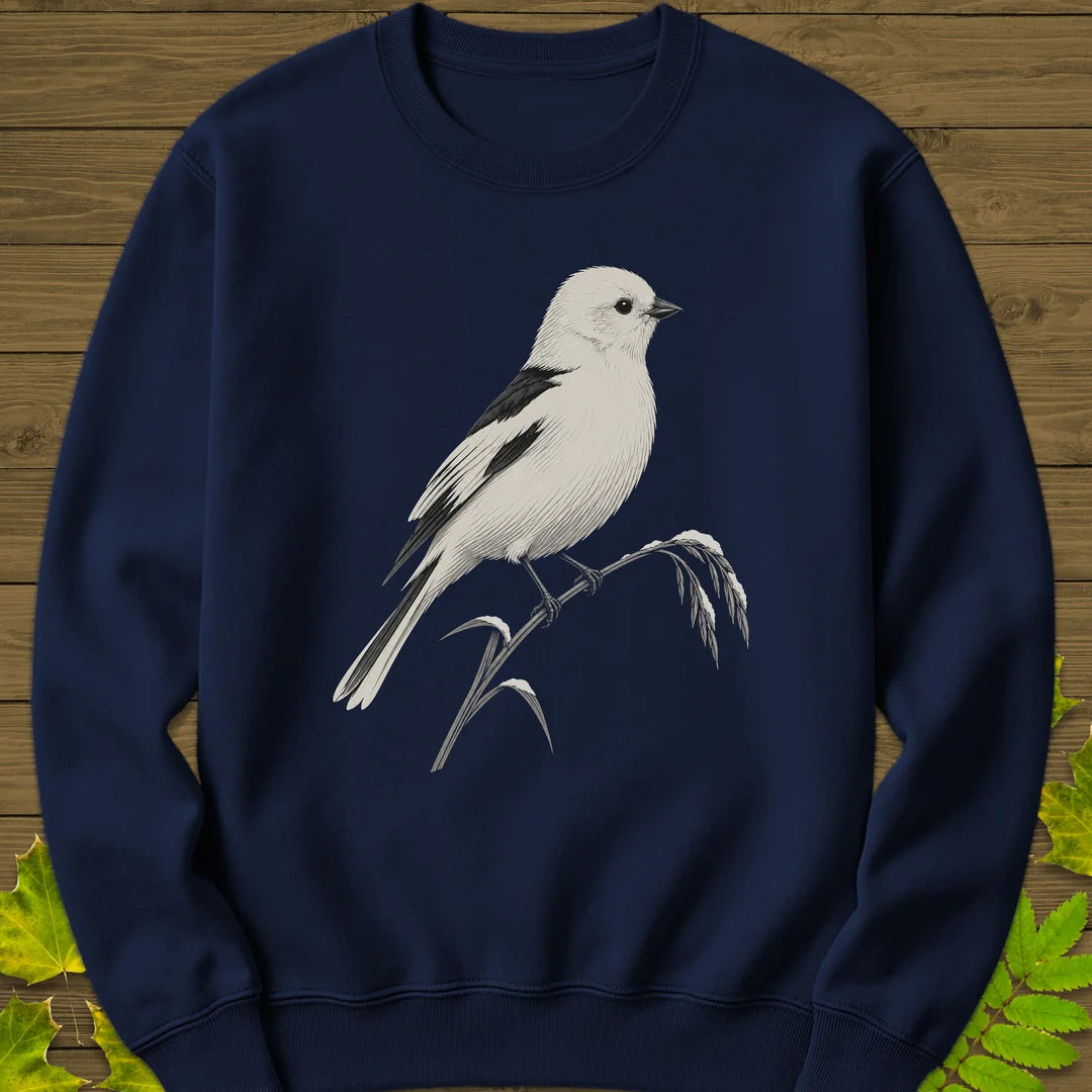 Snow Bunting Perch Sweatshirt in Navy