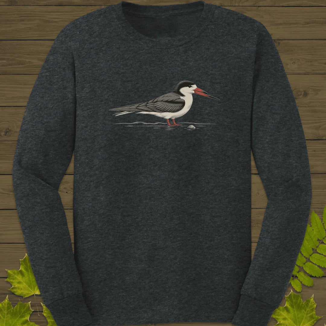 Skimmer Shore Long Sleeve in Dark Heather