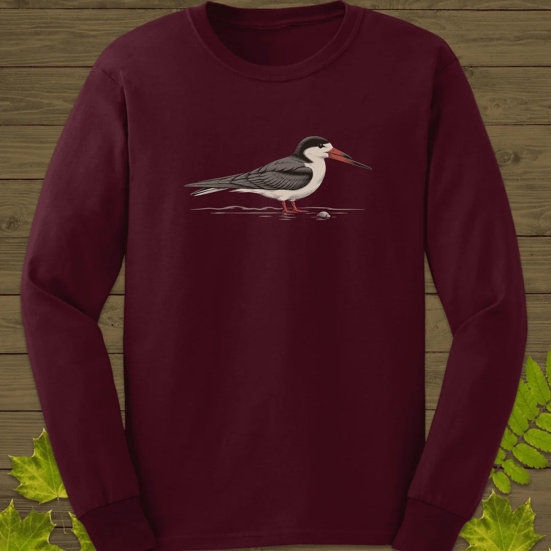 Skimmer Shore Long Sleeve in Maroon
