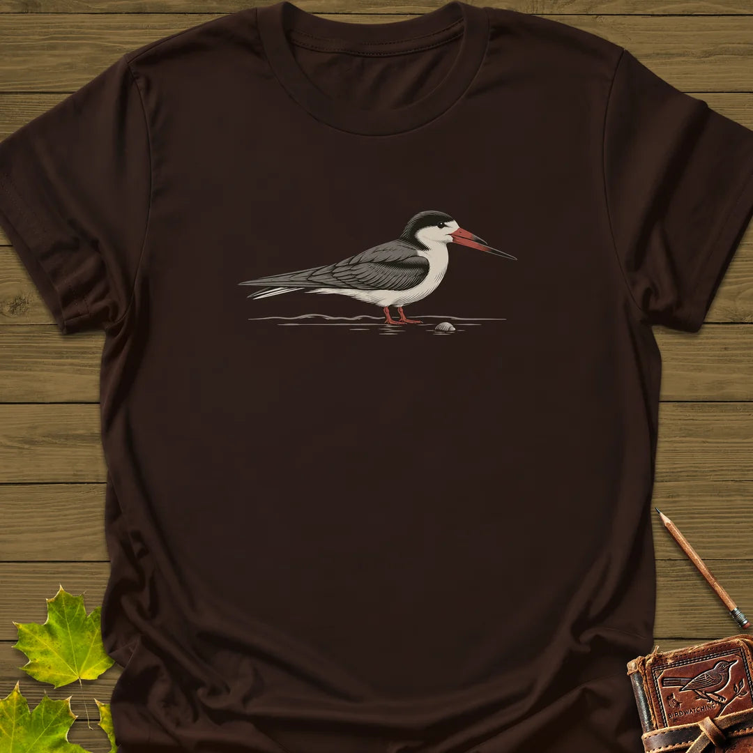 Skimmer Shore T-Shirt in Dark Chocolate
