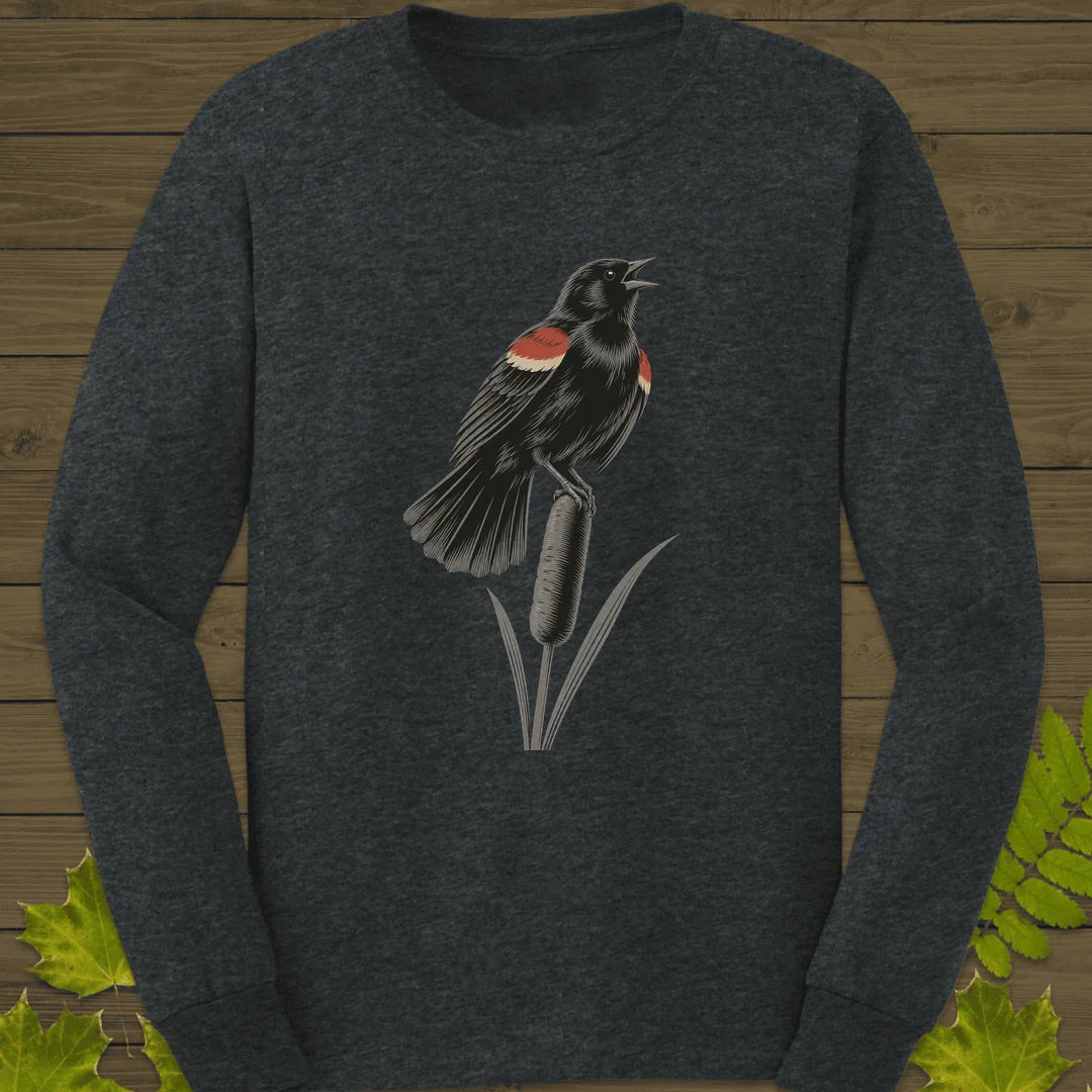 Cattail Song Long Sleeve in Dark Heather