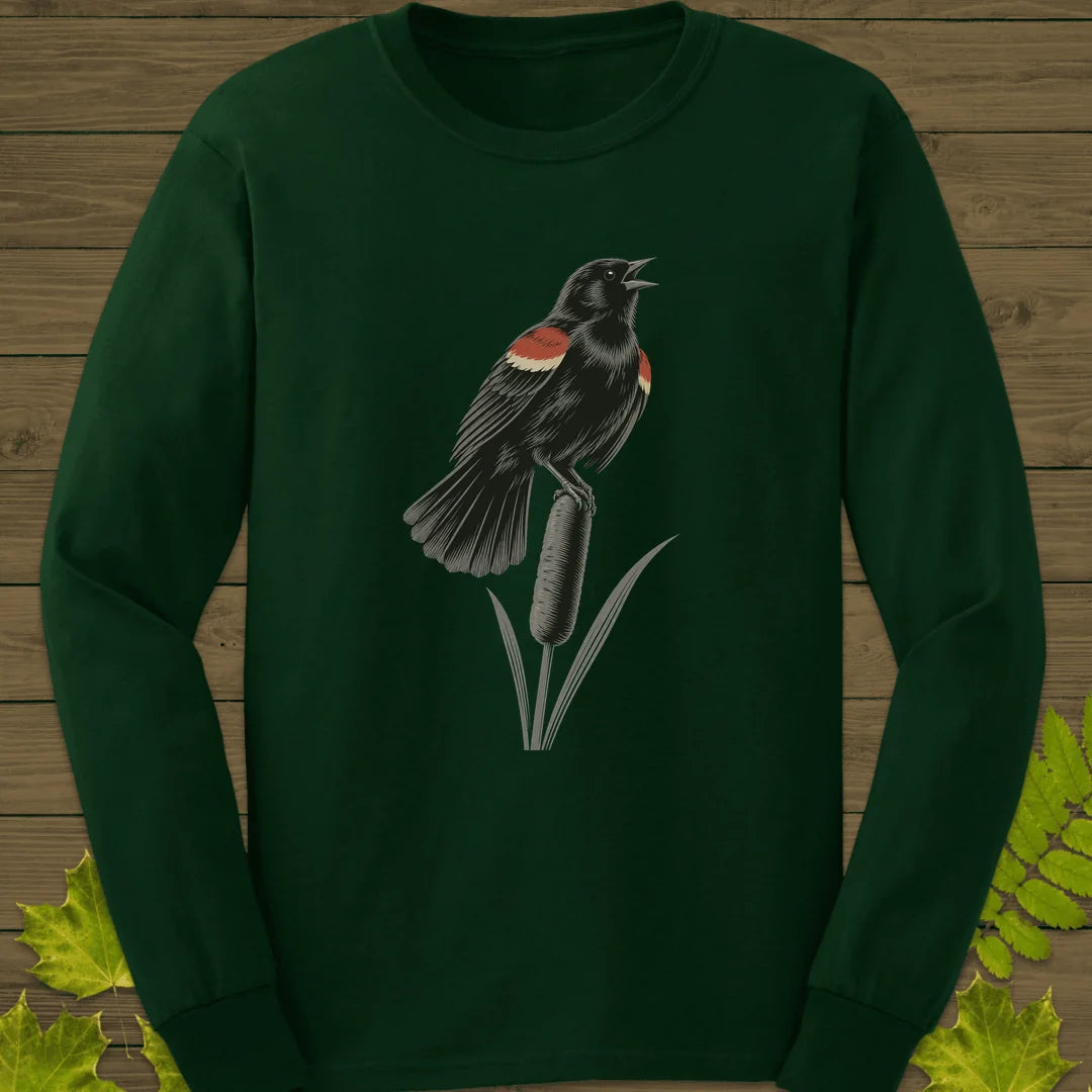 Cattail Song Long Sleeve in Forest Green