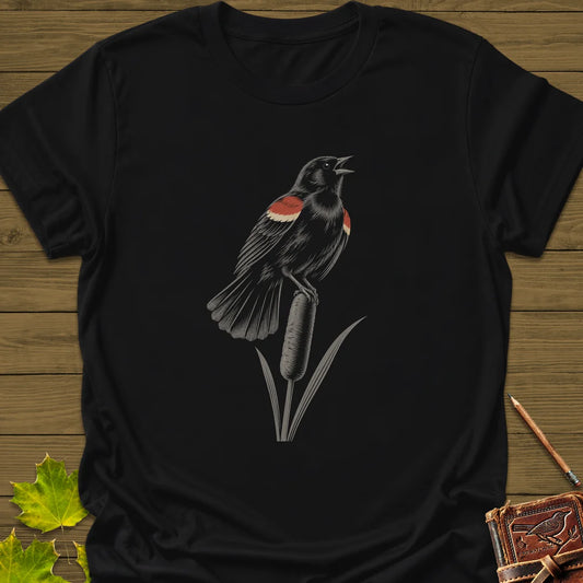 Cattail Song T-Shirt in Black