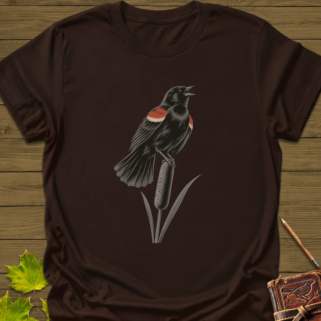 Cattail Song T-Shirt in Dark Chocolate