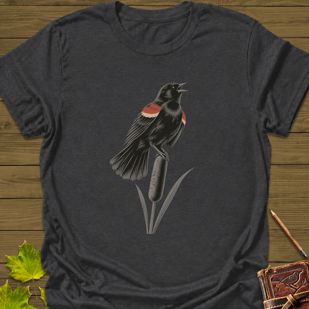 Cattail Song T-Shirt in Dark Heather
