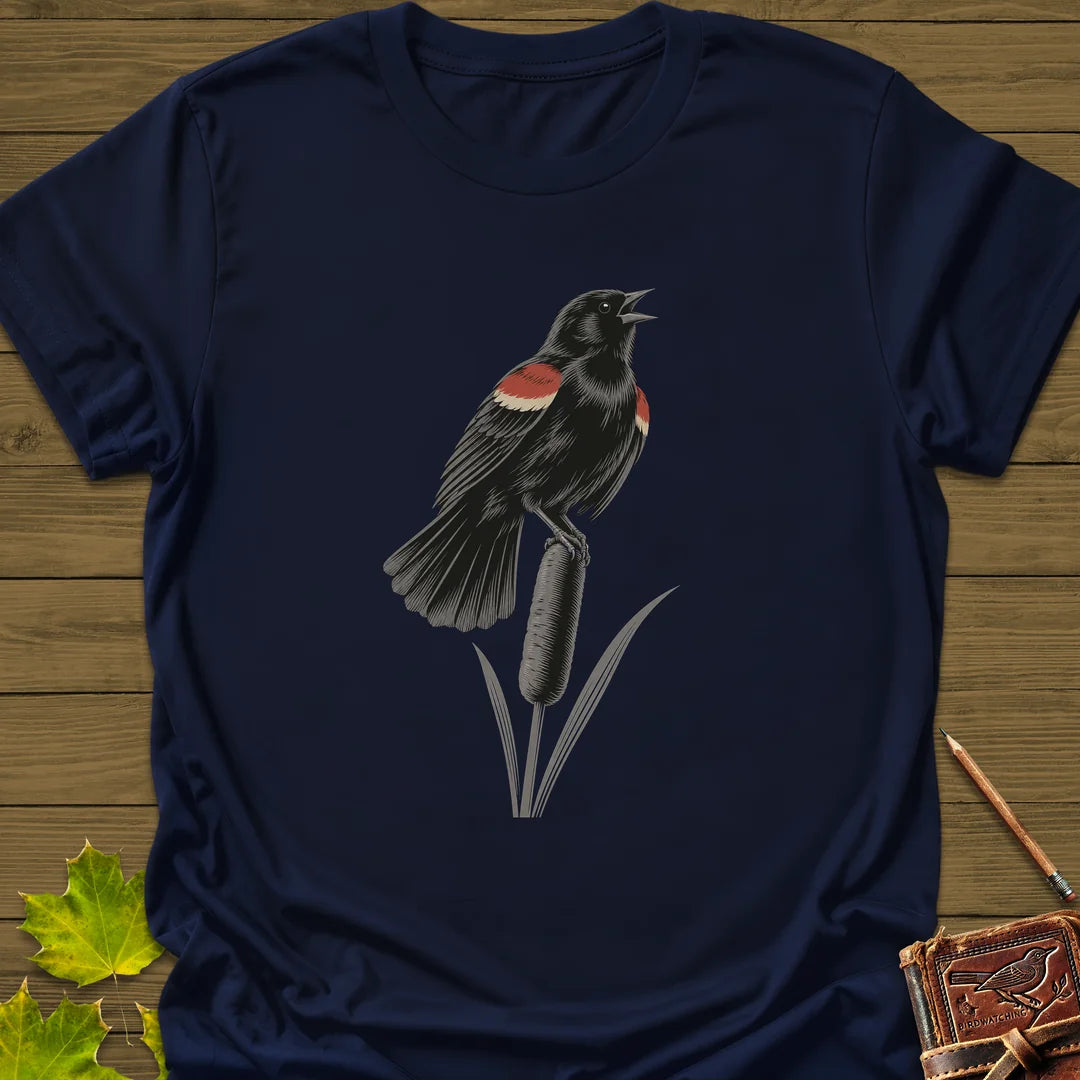 Cattail Song T-Shirt in Navy