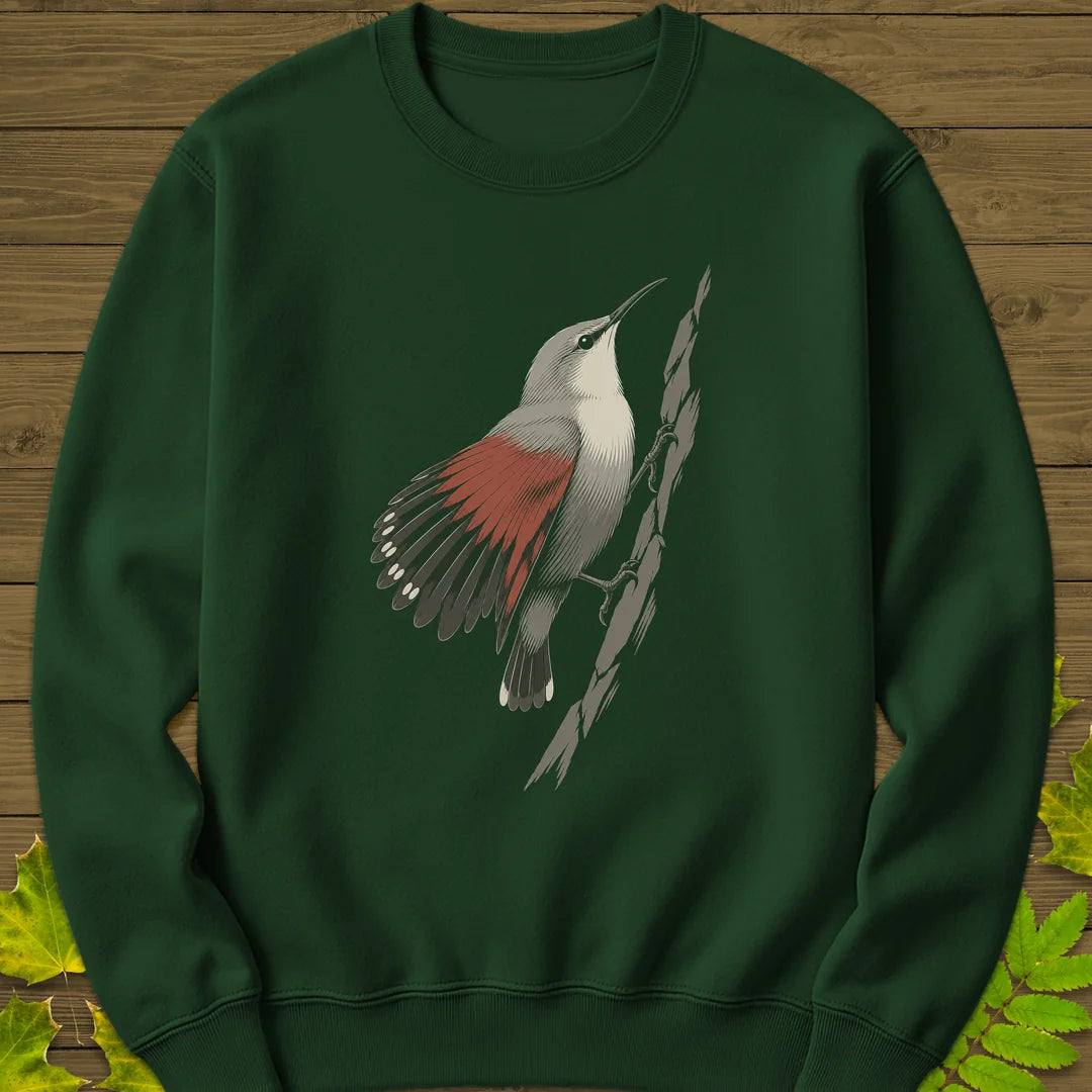 Cliffside Climber Sweatshirt in Forest Green