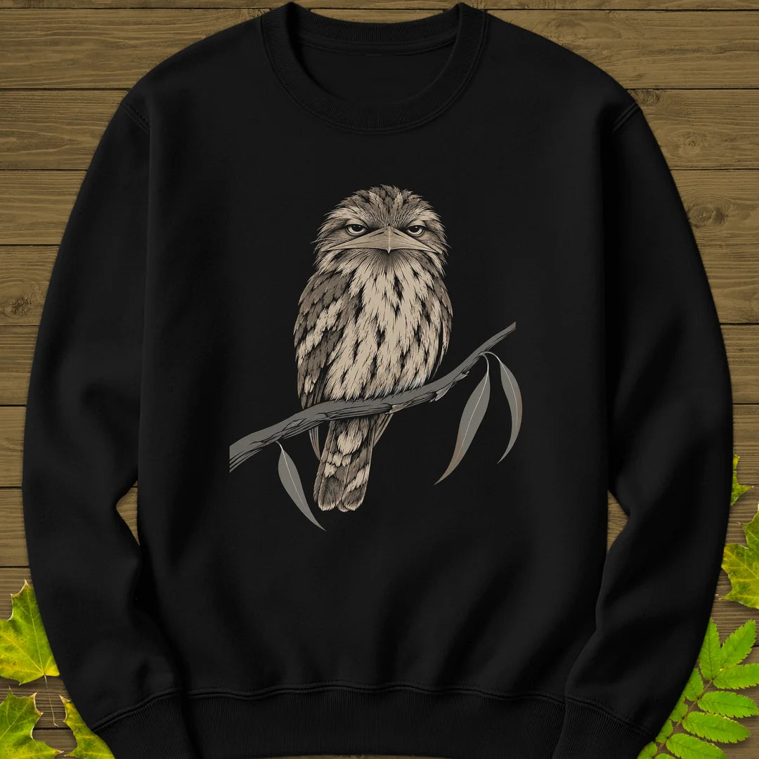 Gum Tree Glare Sweatshirt in Black