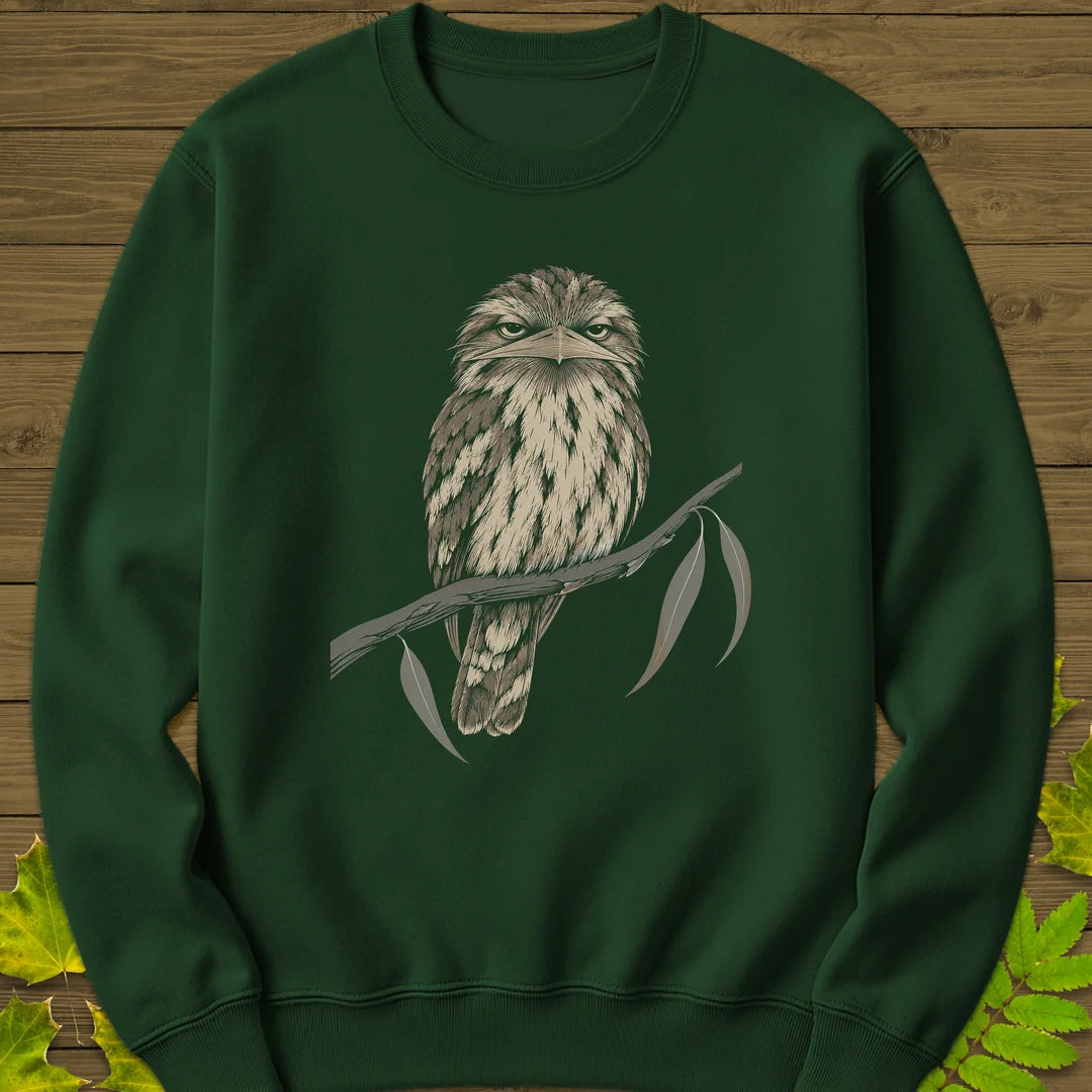 Gum Tree Glare Sweatshirt in Forest Green