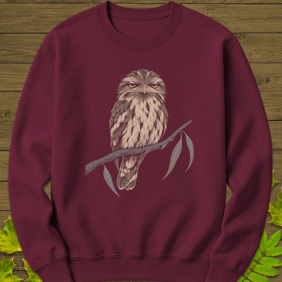 Gum Tree Glare Sweatshirt in Maroon