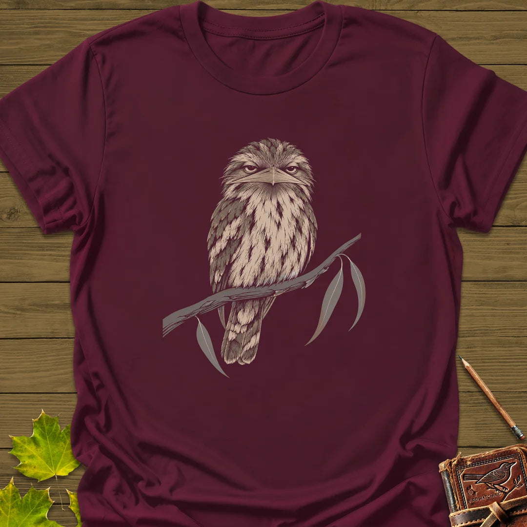 Gum Tree Glare T-Shirt in Maroon