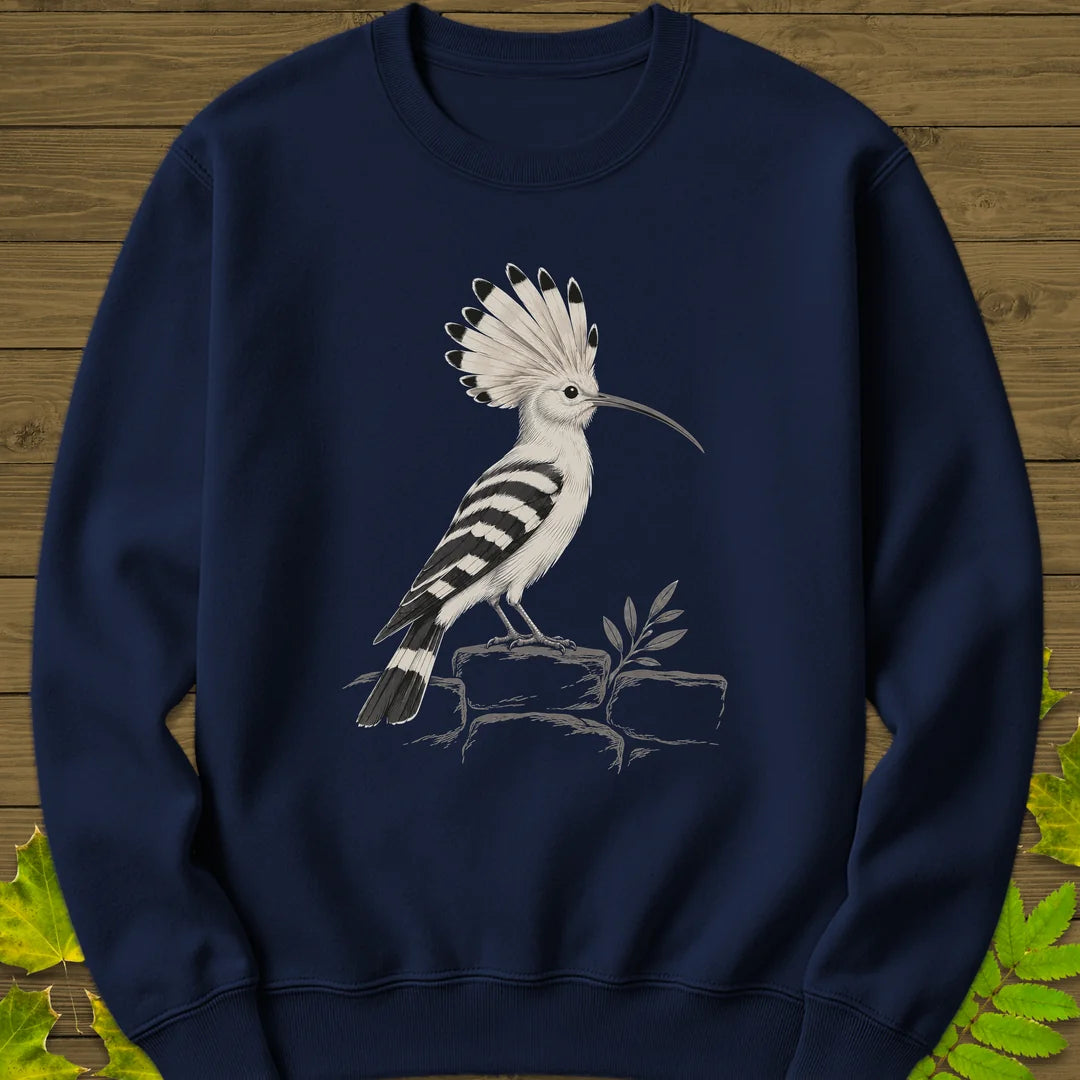 Hoopoe Crest Sweatshirt in Navy