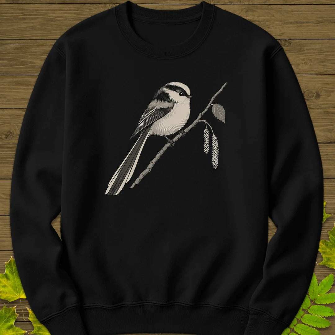 Birch Perch Sweatshirt in Black
