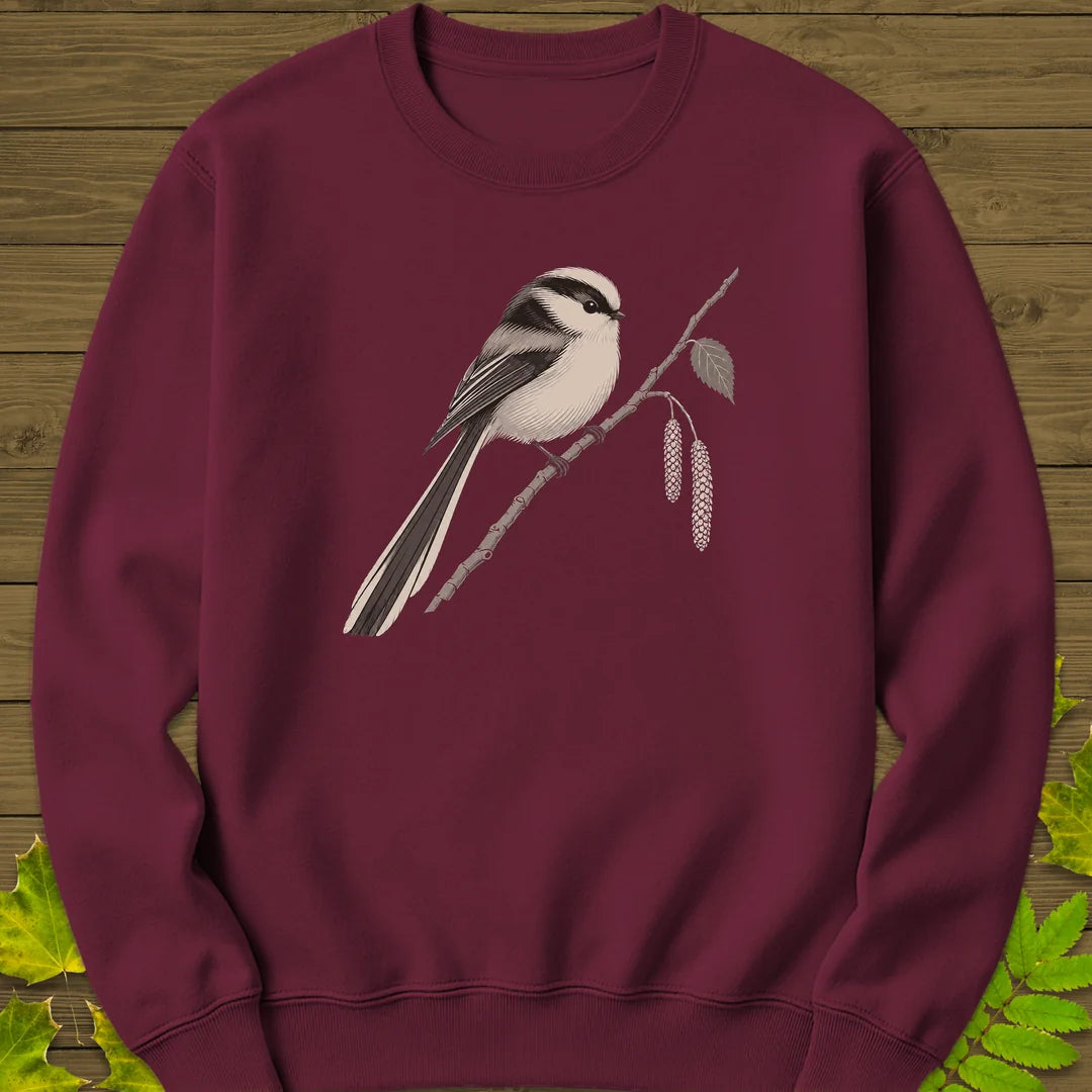 Birch Perch Sweatshirt in Maroon