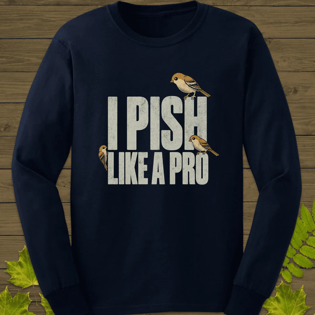 Pish Like A Pro Long Sleeve in Navy