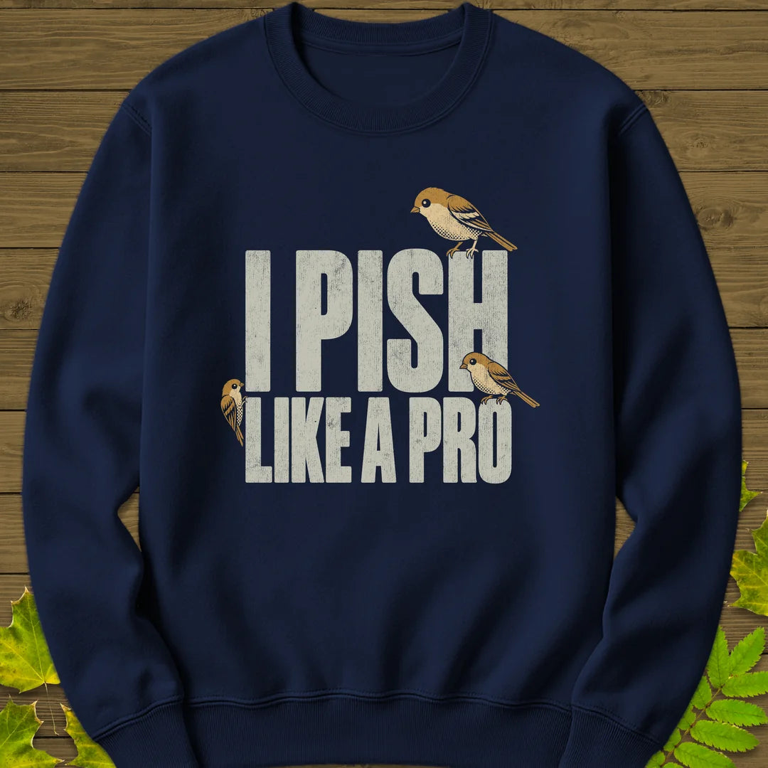 Pish Like A Pro Sweatshirt in Navy