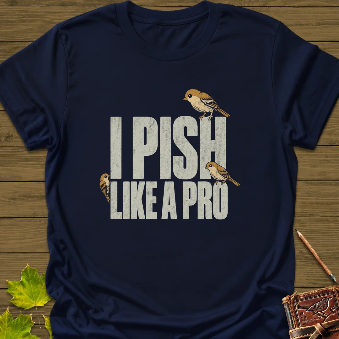 Pish Like A Pro T-Shirt in Navy