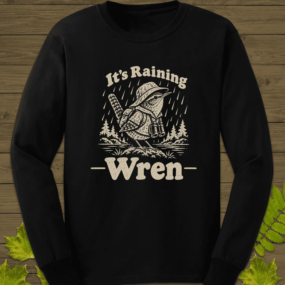 Raining Wren Long Sleeve in Black
