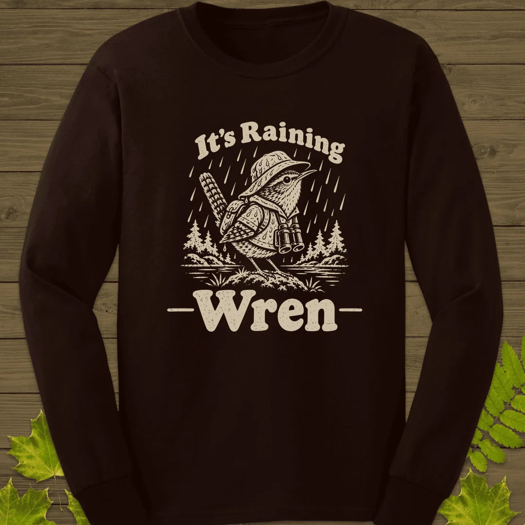 Raining Wren Long Sleeve in Dark Chocolate