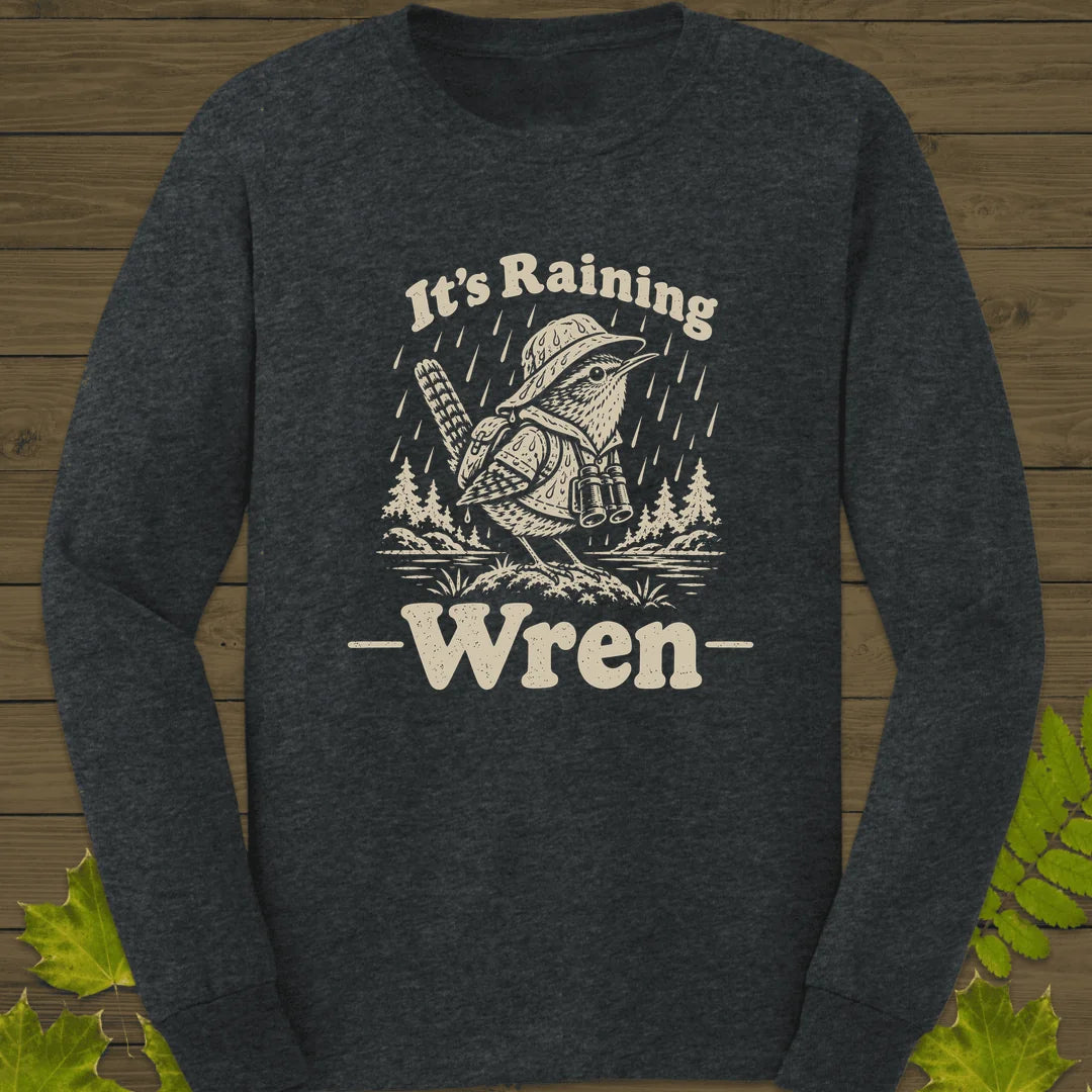 Raining Wren Long Sleeve in Dark Heather