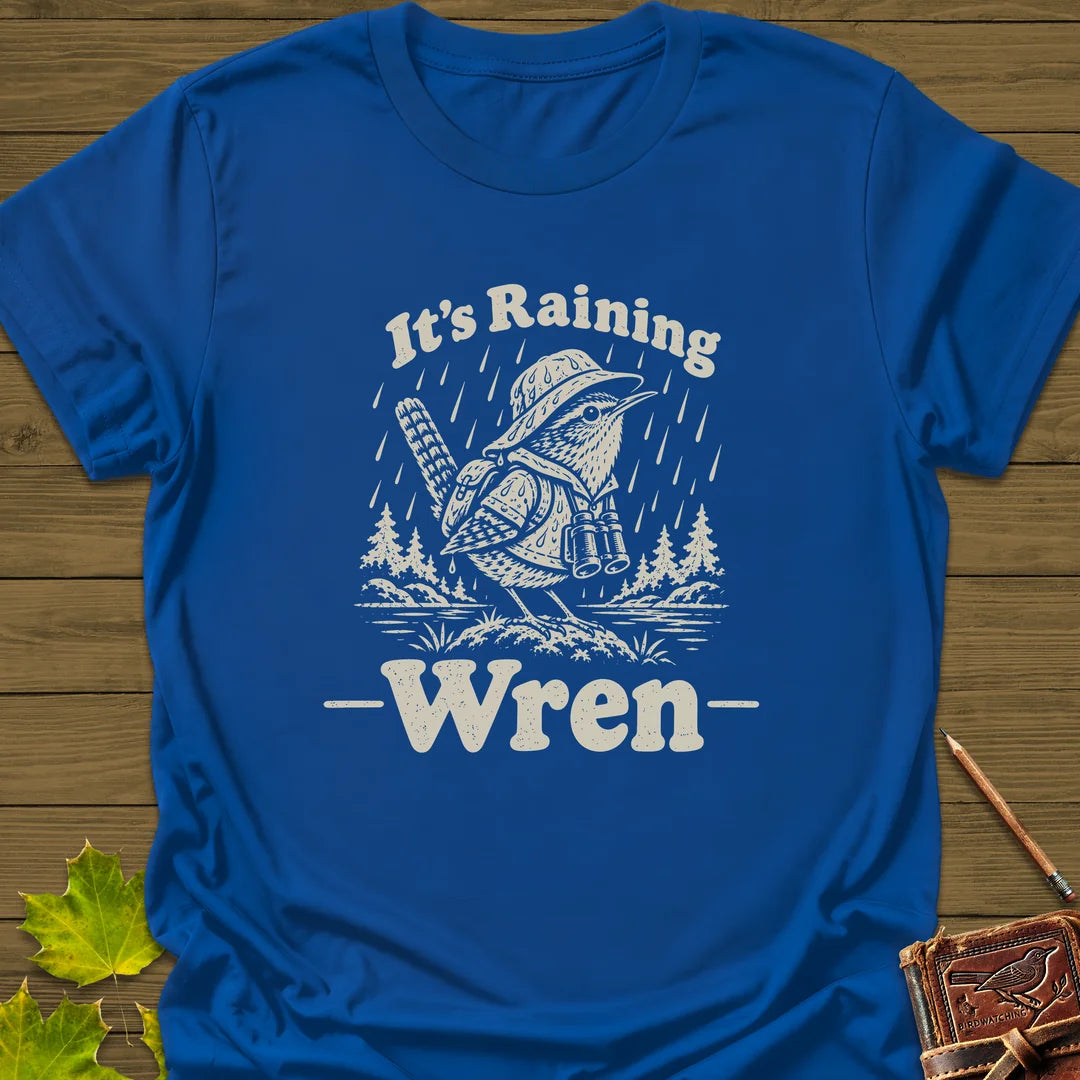 Raining Wren T-Shirt in Royal