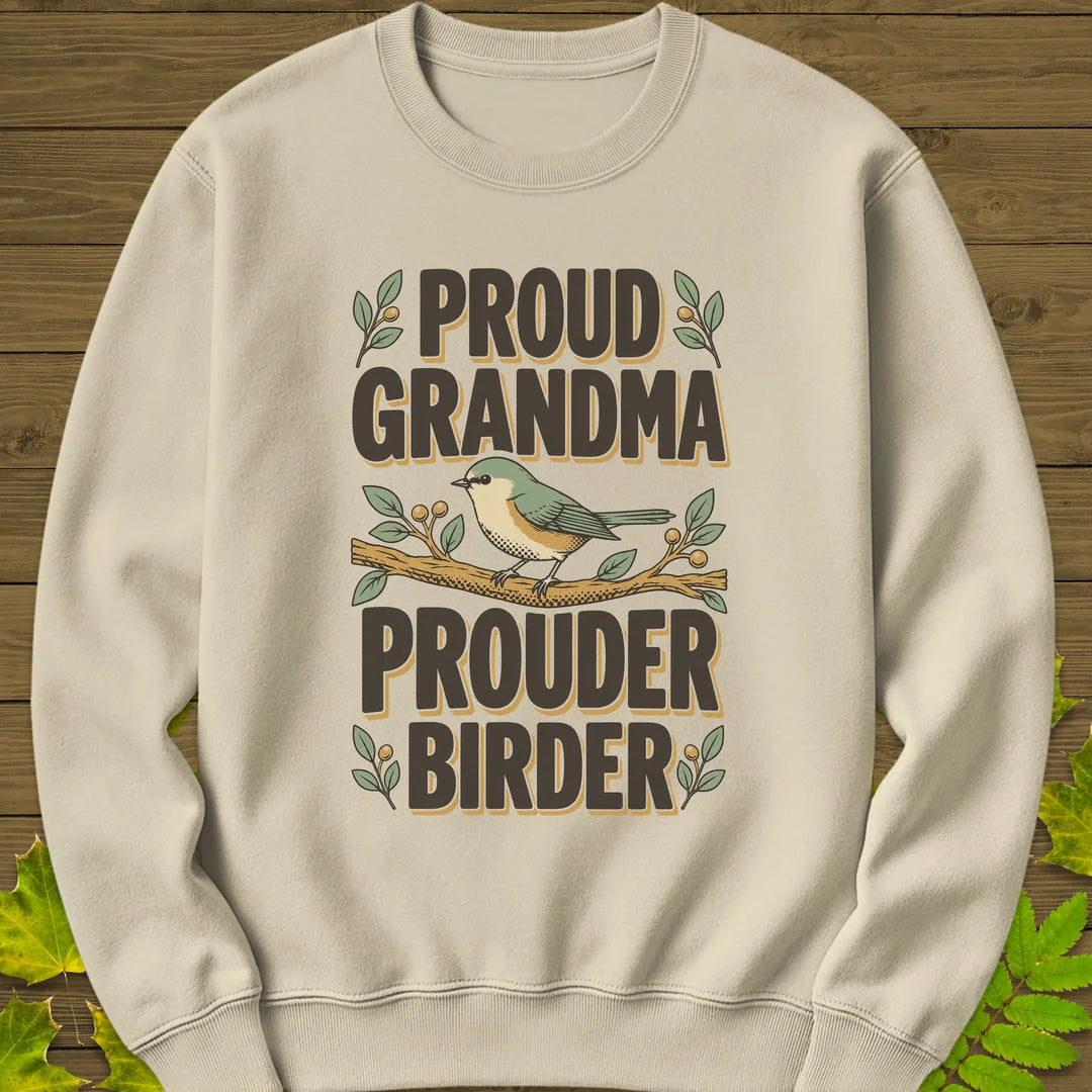 Prouder Birder Sweatshirt in Sand