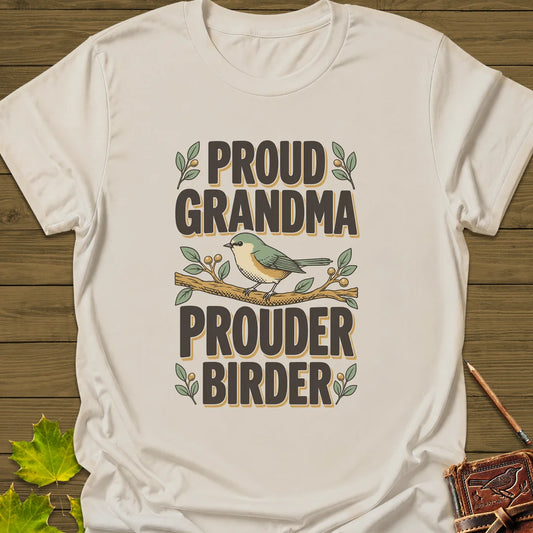 Prouder Birder T-Shirt in Natural
