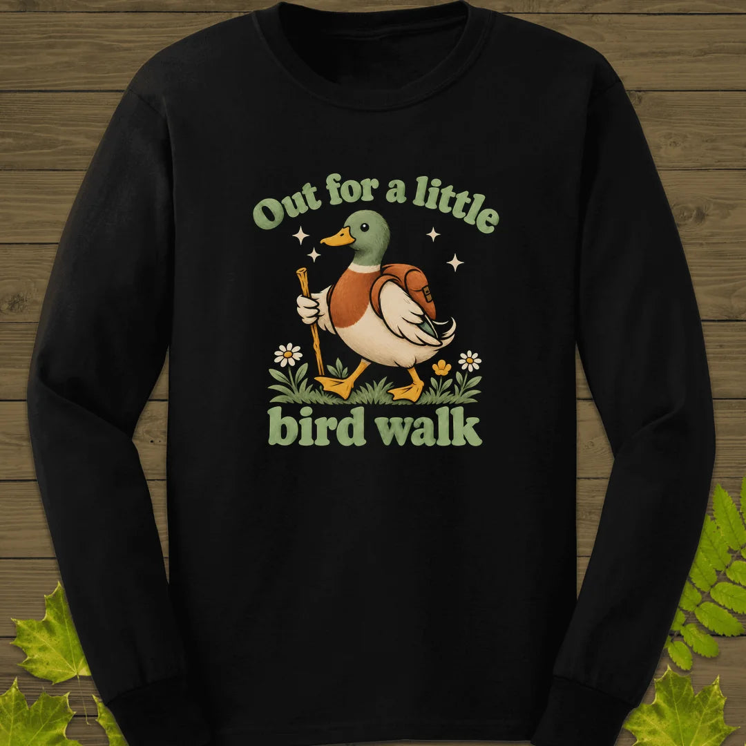 Bird Walk Long Sleeve in Black