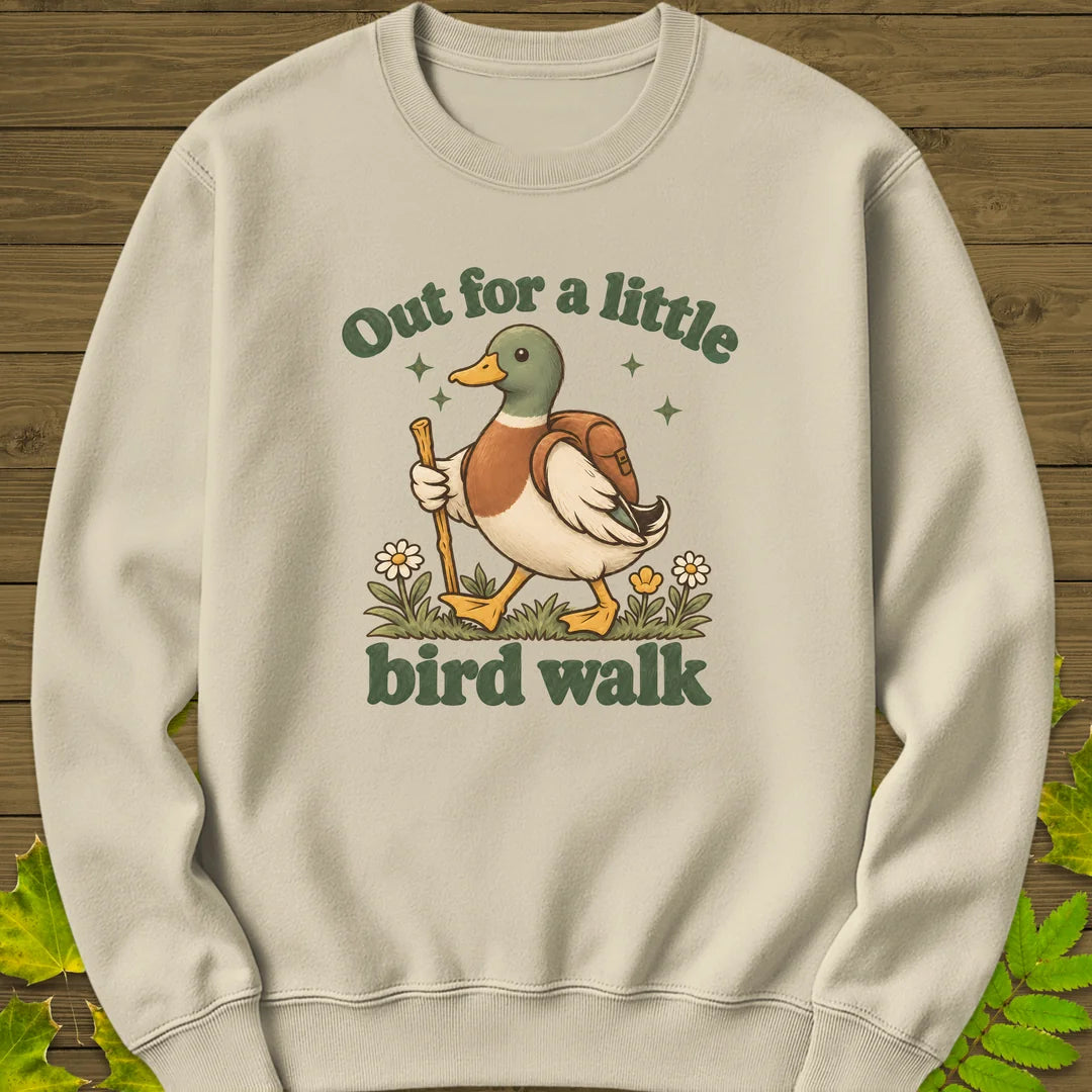 Bird Walk Sweatshirt in Sand