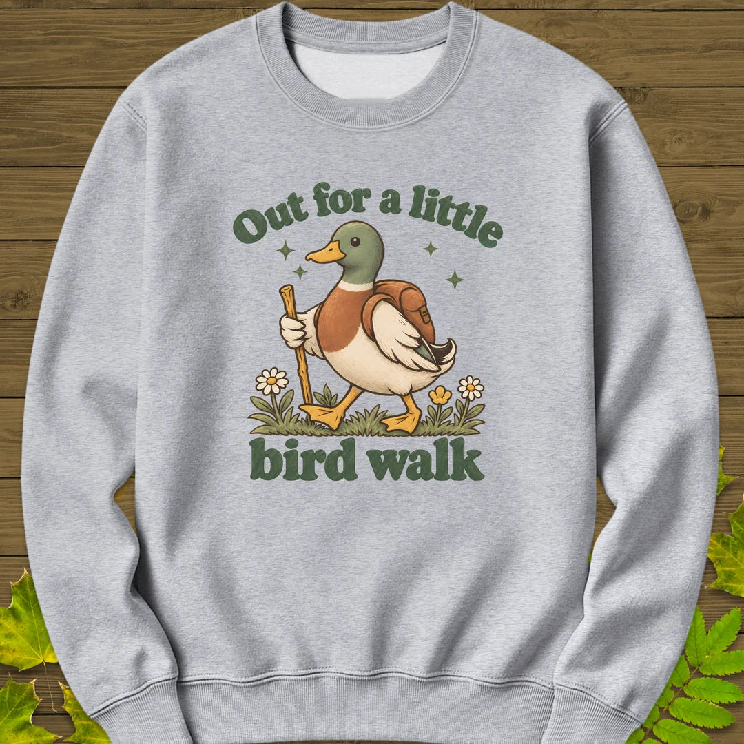 Bird Walk Sweatshirt in Sport Grey