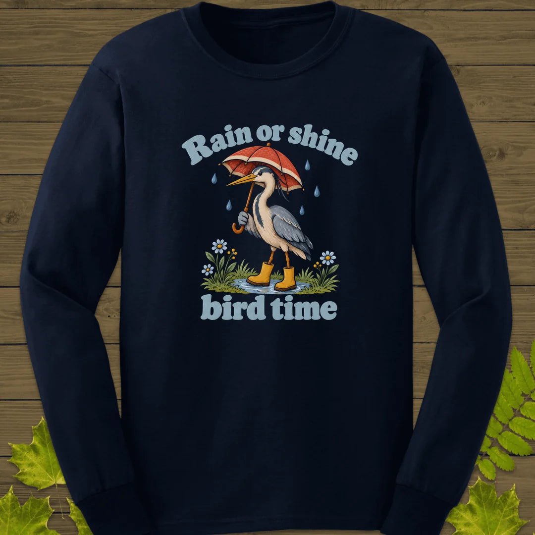Rain Or Shine Birder Long Sleeve in Navy