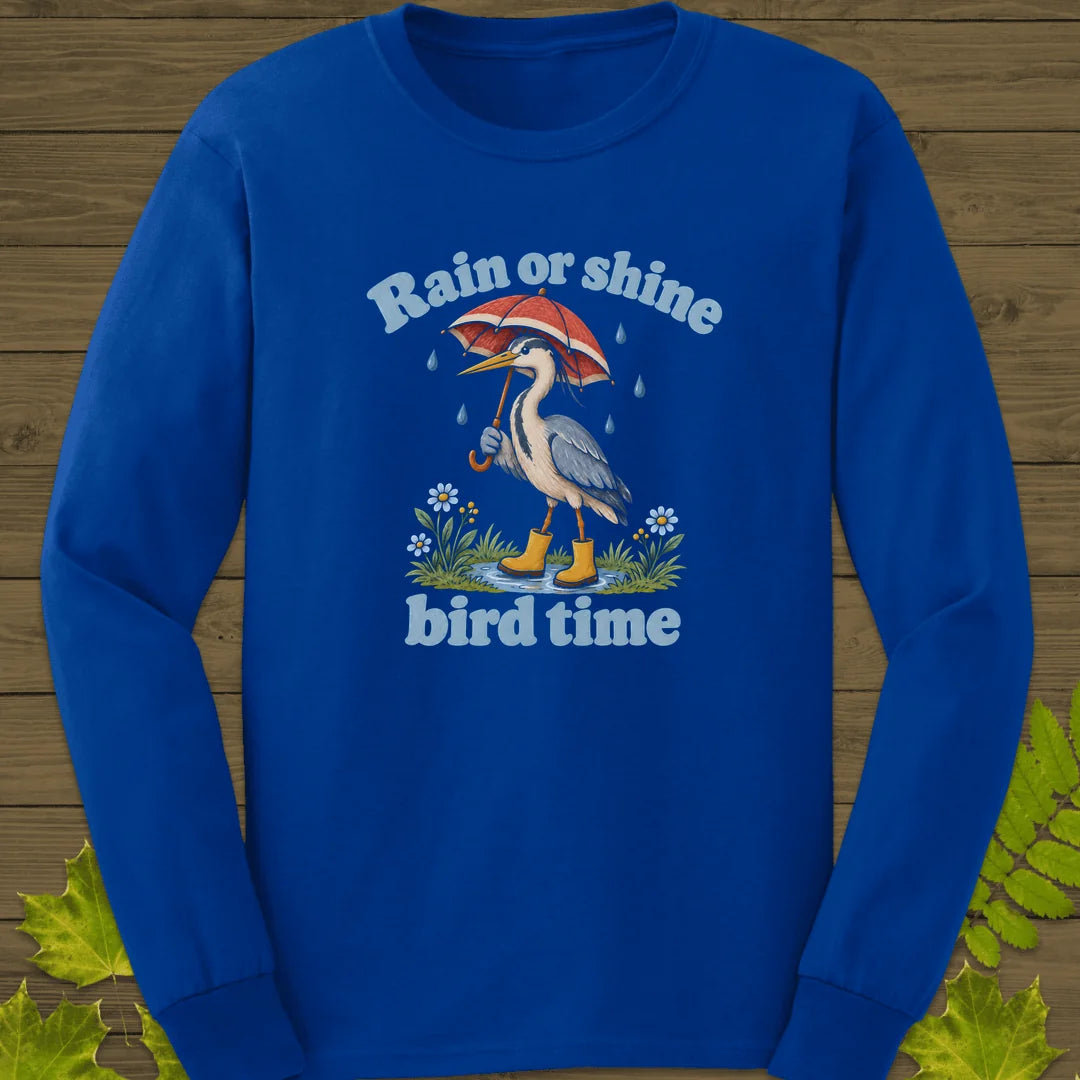 Rain Or Shine Birder Long Sleeve in Royal