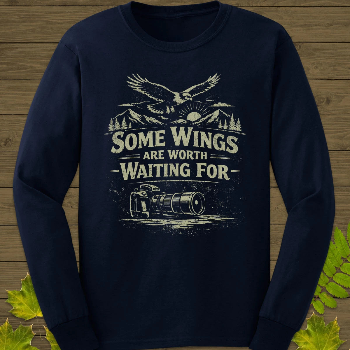 Some Wings Long Sleeve Navy