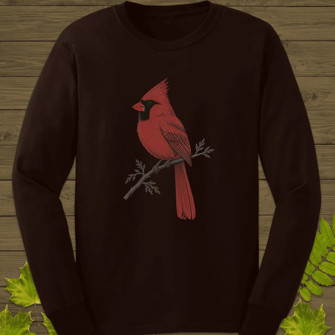 Cedar Cardinal Long Sleeve in Dark Chocolate