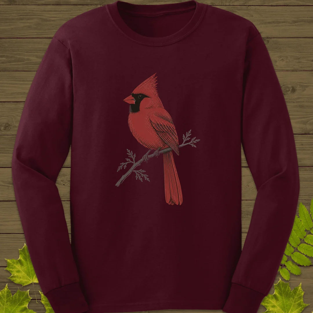 Cedar Cardinal Long Sleeve in Maroon