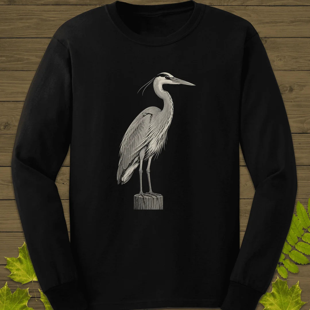 Piling Perch Long Sleeve in Black